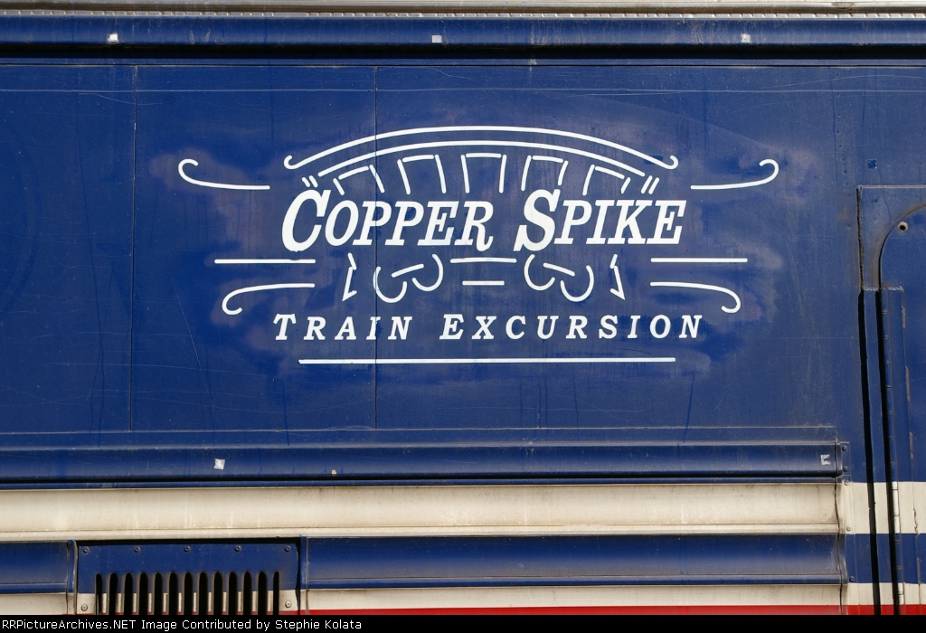 COPPER SPIKE TRAIN EXCURSION HERALD